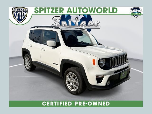 White 2021 Jeep Renegade Latitude 4WD SUV / Crossover Four-Wheel Drive 9-Speed Automatic