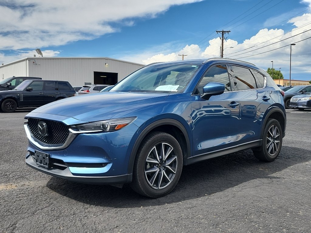 Used 2018 Eternal Blue Mica Mazda Grand Touring image 1