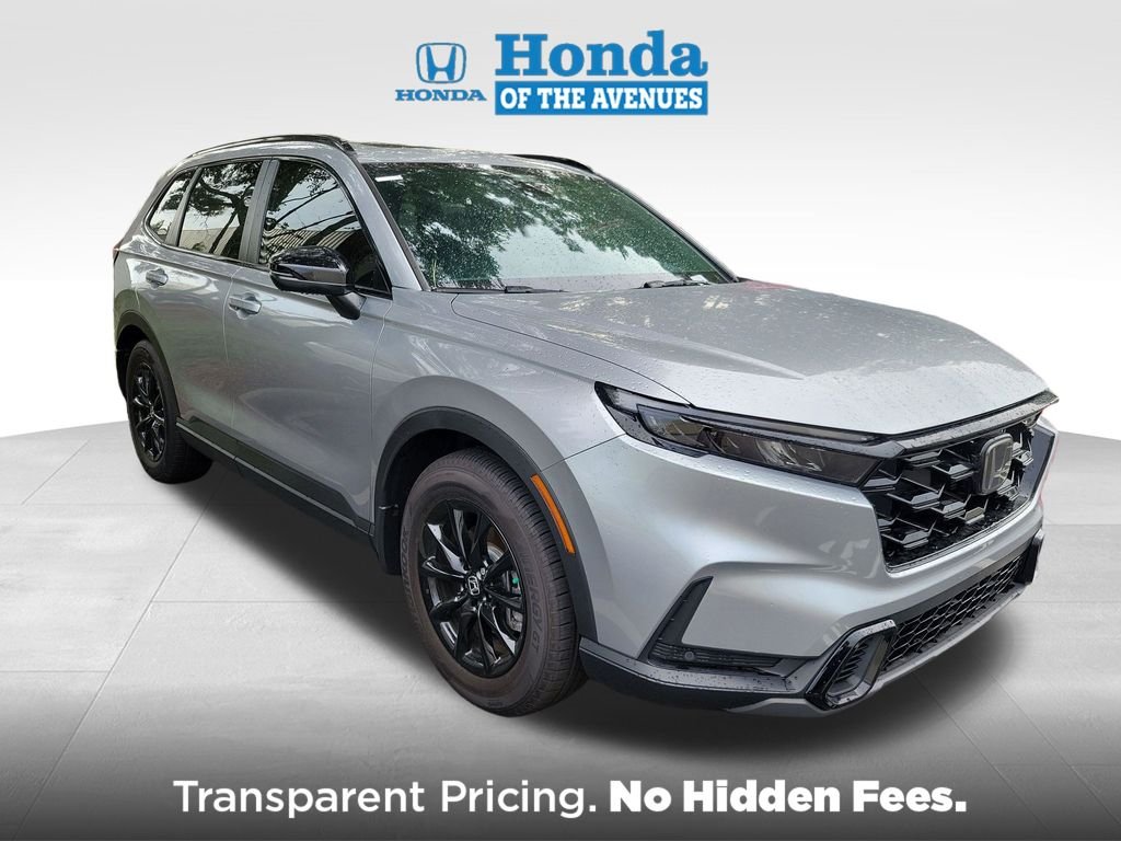 Certified Used 2026 Solar Silver Metallic Honda 2WD Sport-L Hybrid image 1