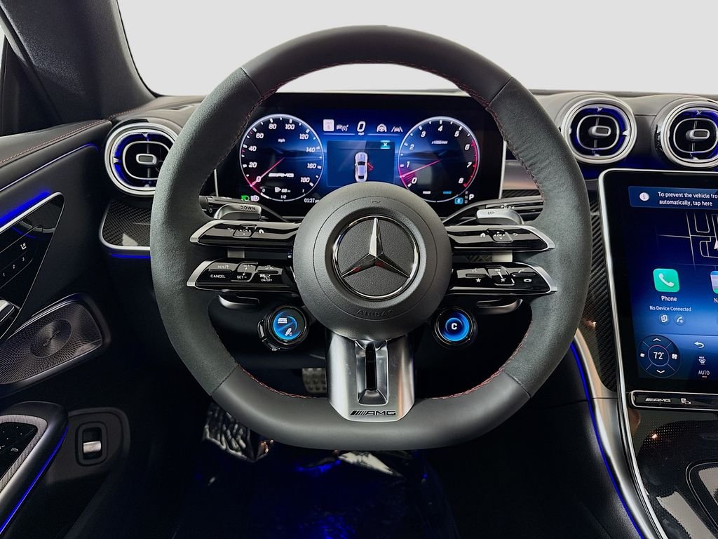 New 2026 MANUFAKTUR Moonlight White Metallic Mercedes-Benz AMG® CLE 53 4MATIC+ Coupe image 11