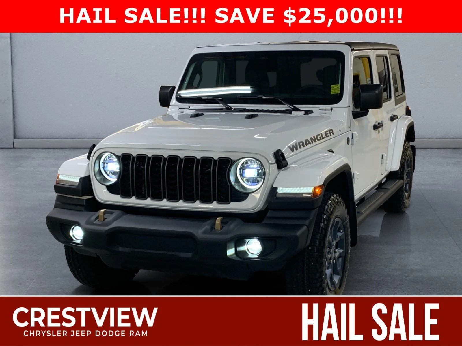 New 2026 Bright White Jeep 85th Anniversary image 1