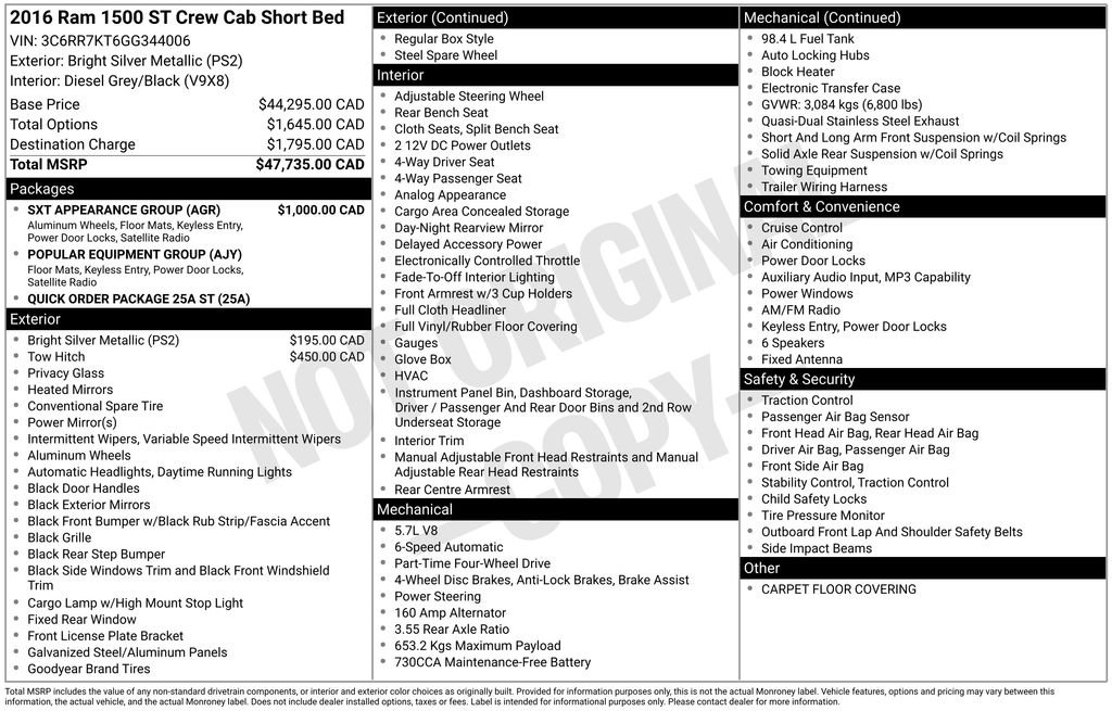 Used 2016 Silver Ram Tradesman image 2
