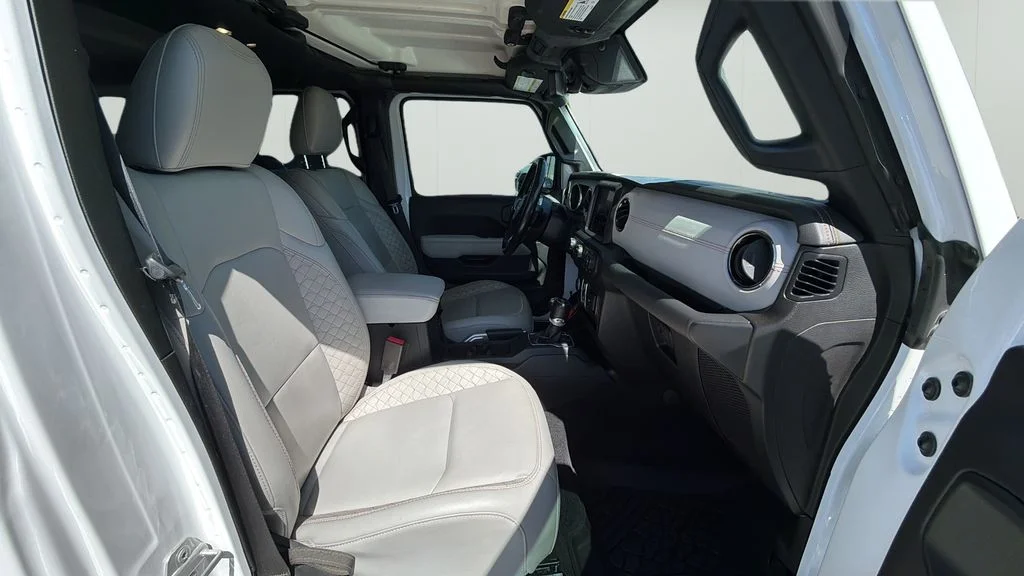 Used 2021 White Jeep Unlimited Sahara High Altitude image 15