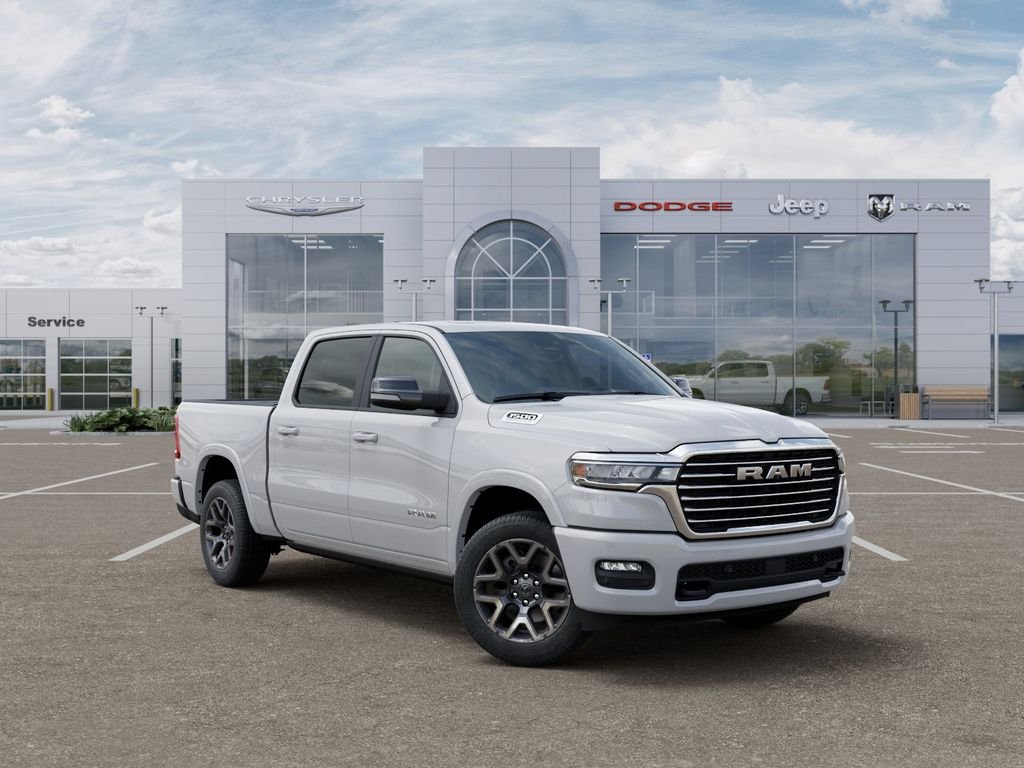 New 2026 Bright White Clear-Coat Exterior Paint RAM Laramie image 5