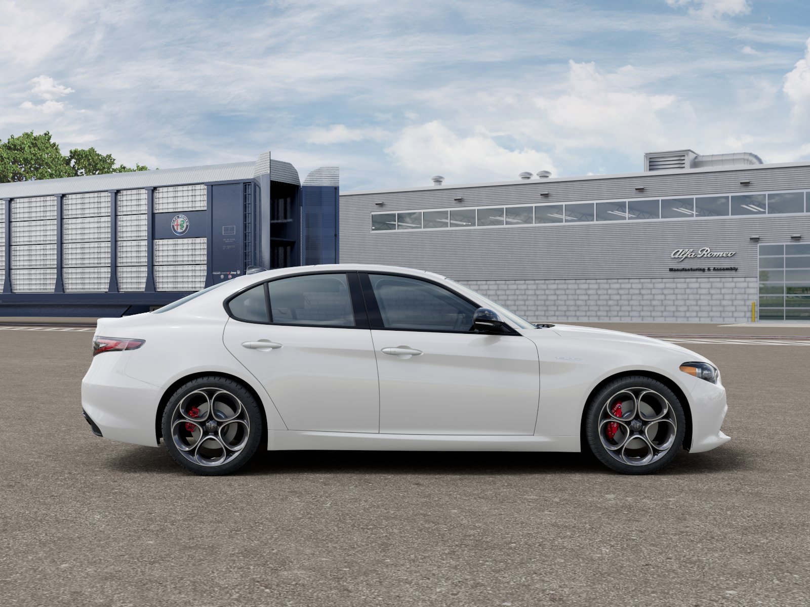 New 2026 Milano White Exterior Paint Alfa Romeo Base image 12