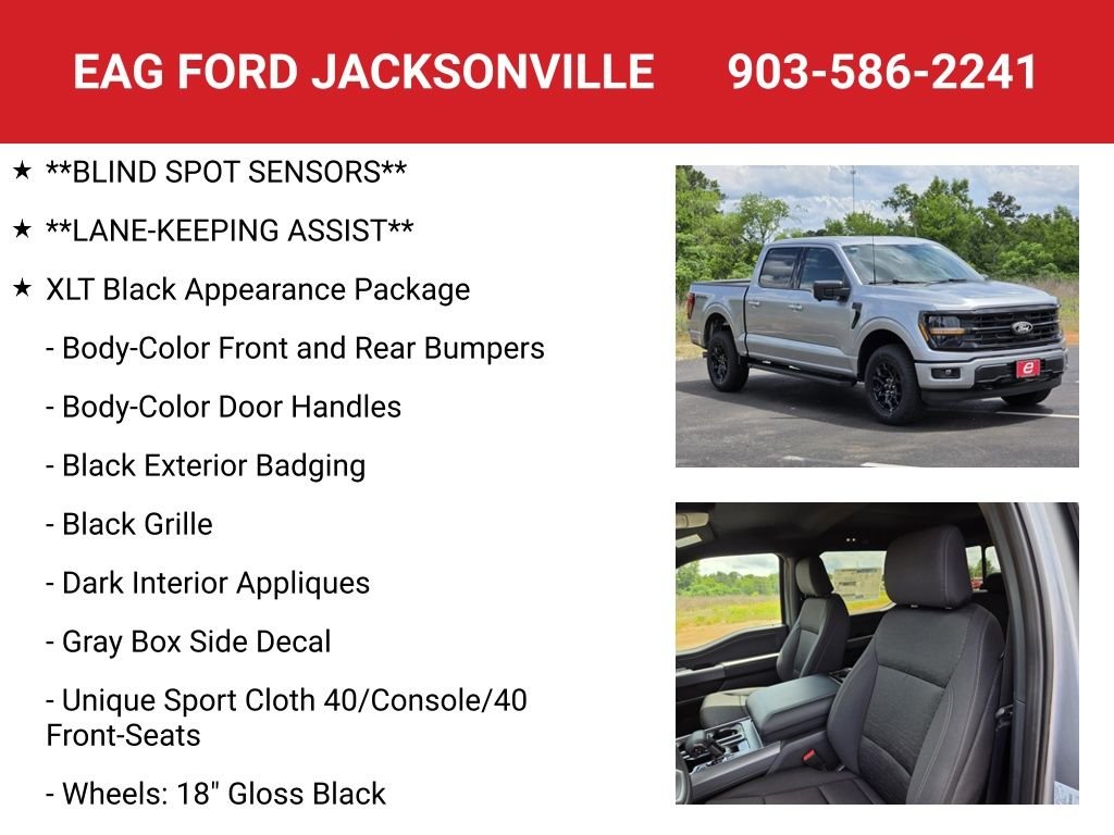 New 2026 Iconic Silver Metallic Ford XLT image 8