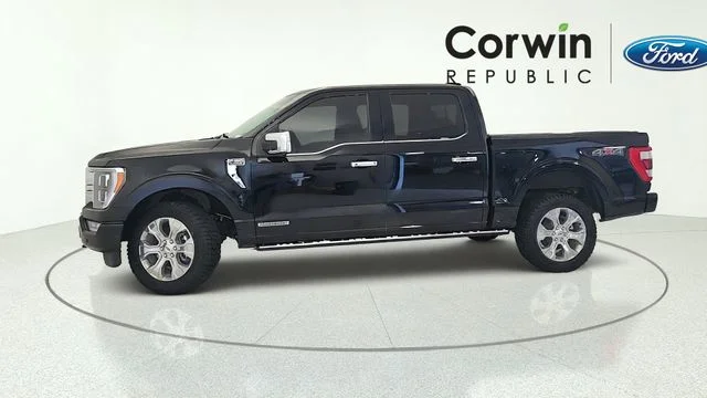 Used 2023 Black Metallic Ford Platinum image 2