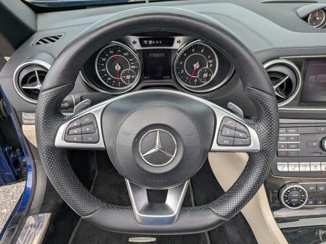 Used 2017 Blue Mercedes-Benz SL 450 image 18