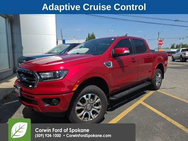 Used 2020 Rapid Red Metallic Tinted Clearcoat Ford Lariat image 9