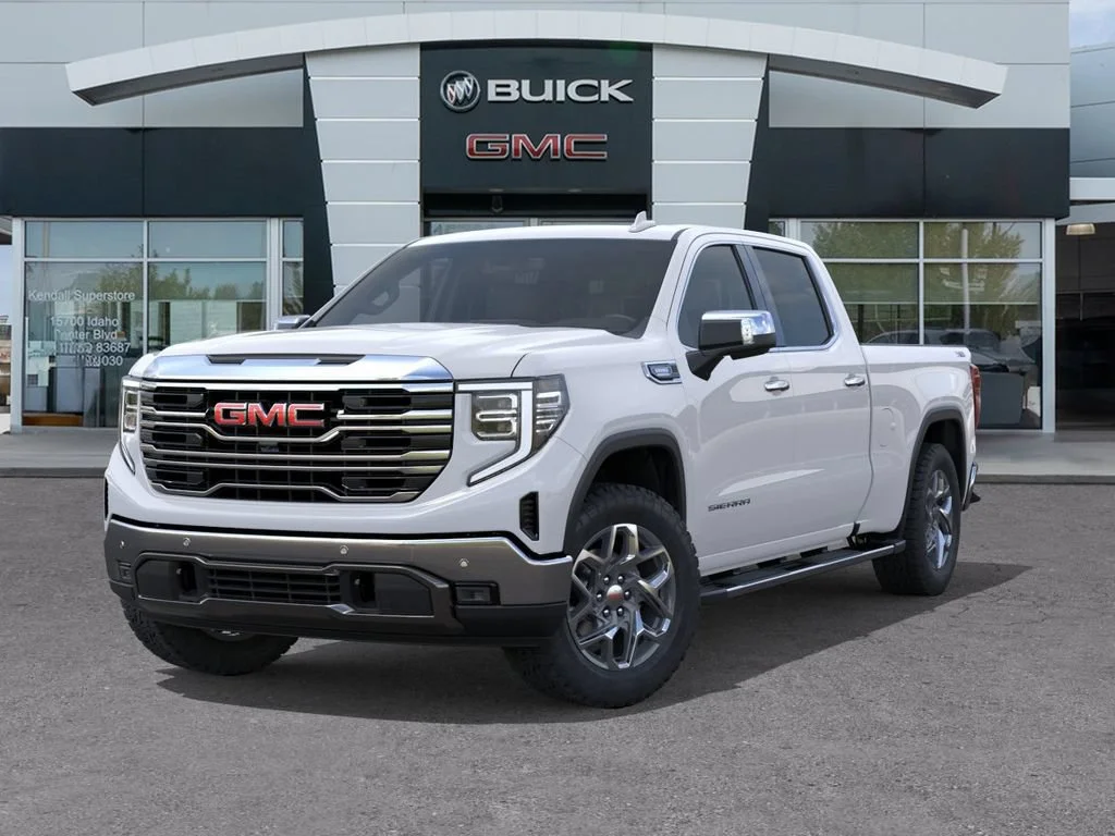 New 2026 Glacier White Tricoat GMC SLT image 6