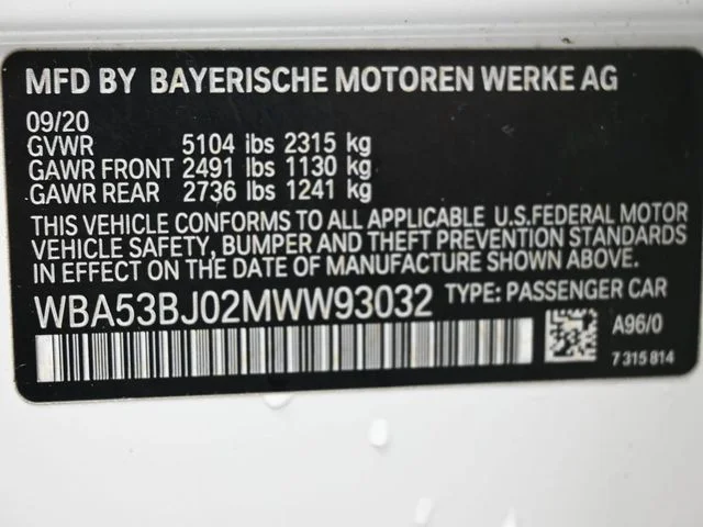 Used 2021 White BMW 540i image 11