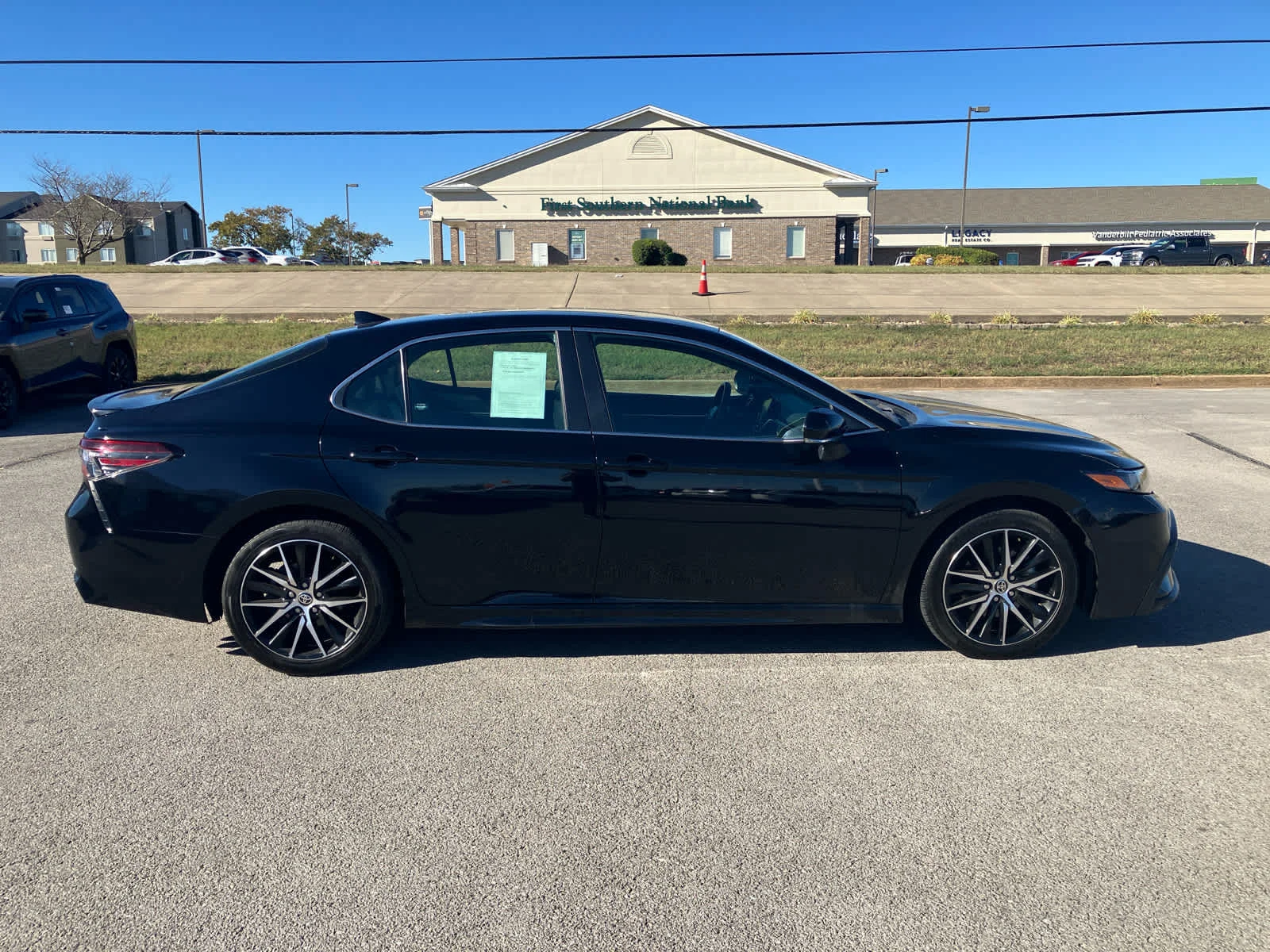 Used 2024 Midnight Black Metallic Toyota SE image 10