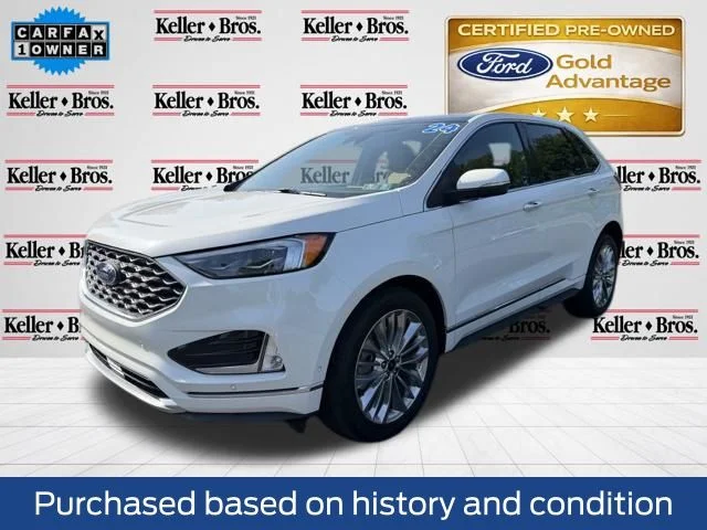 Certified Used 2024 White Ford Titanium image 3