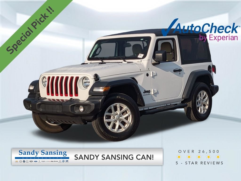 Used 2023 White Jeep Sport S image 1