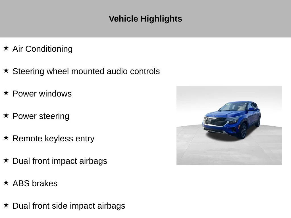 Certified Used 2024 Blue Kia LX image 19
