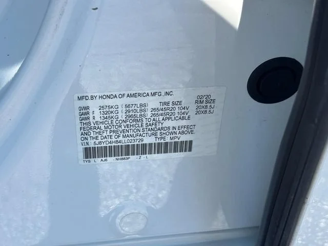 Used 2020 White Acura Advance Package image 26