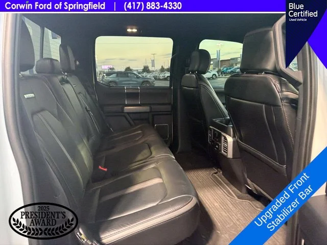 Used 2019 White Platinum Clearcoat Metallic Ford Platinum image 16