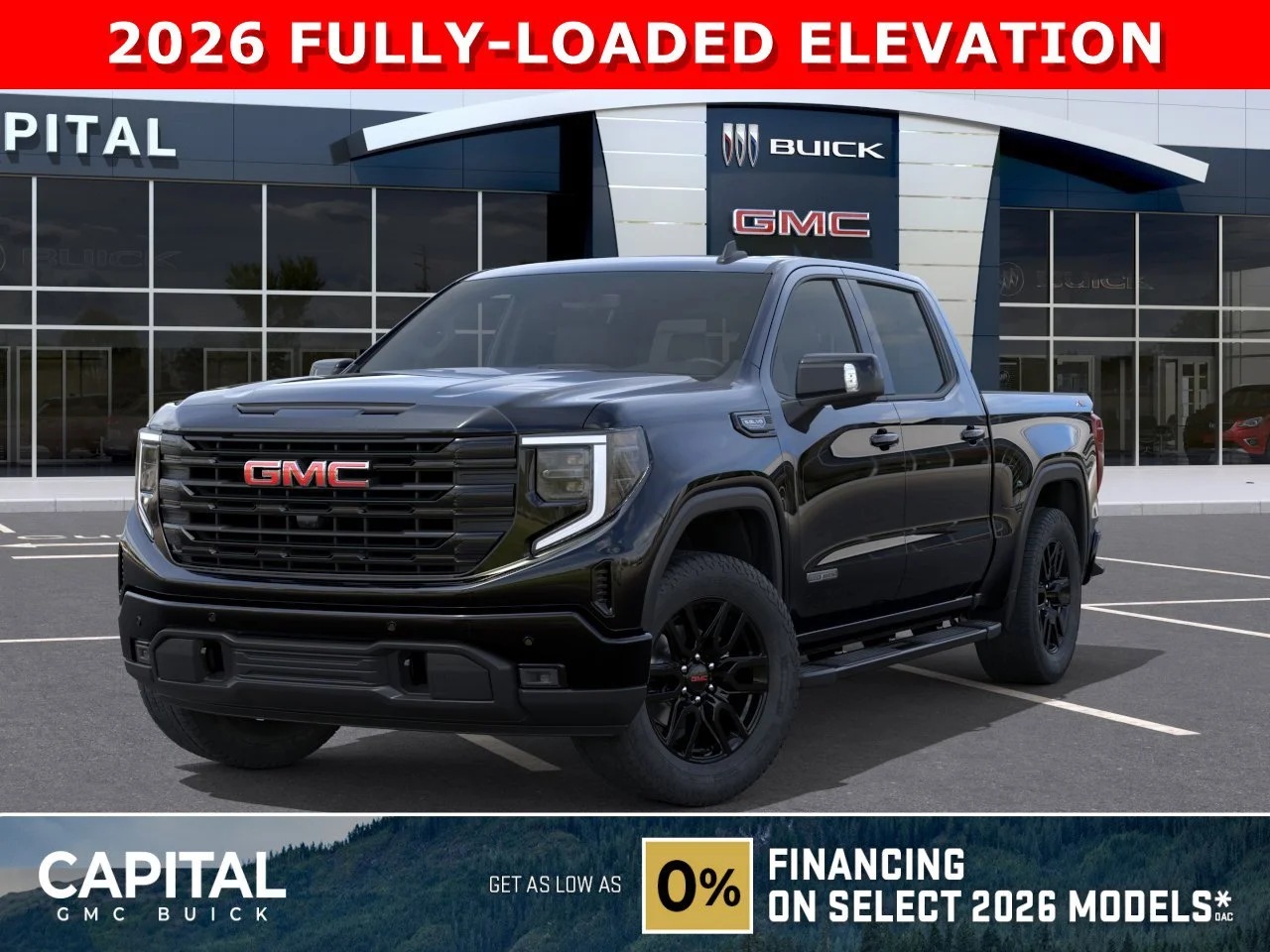 New 2026 ONYX BLACK GMC Elevation image 1