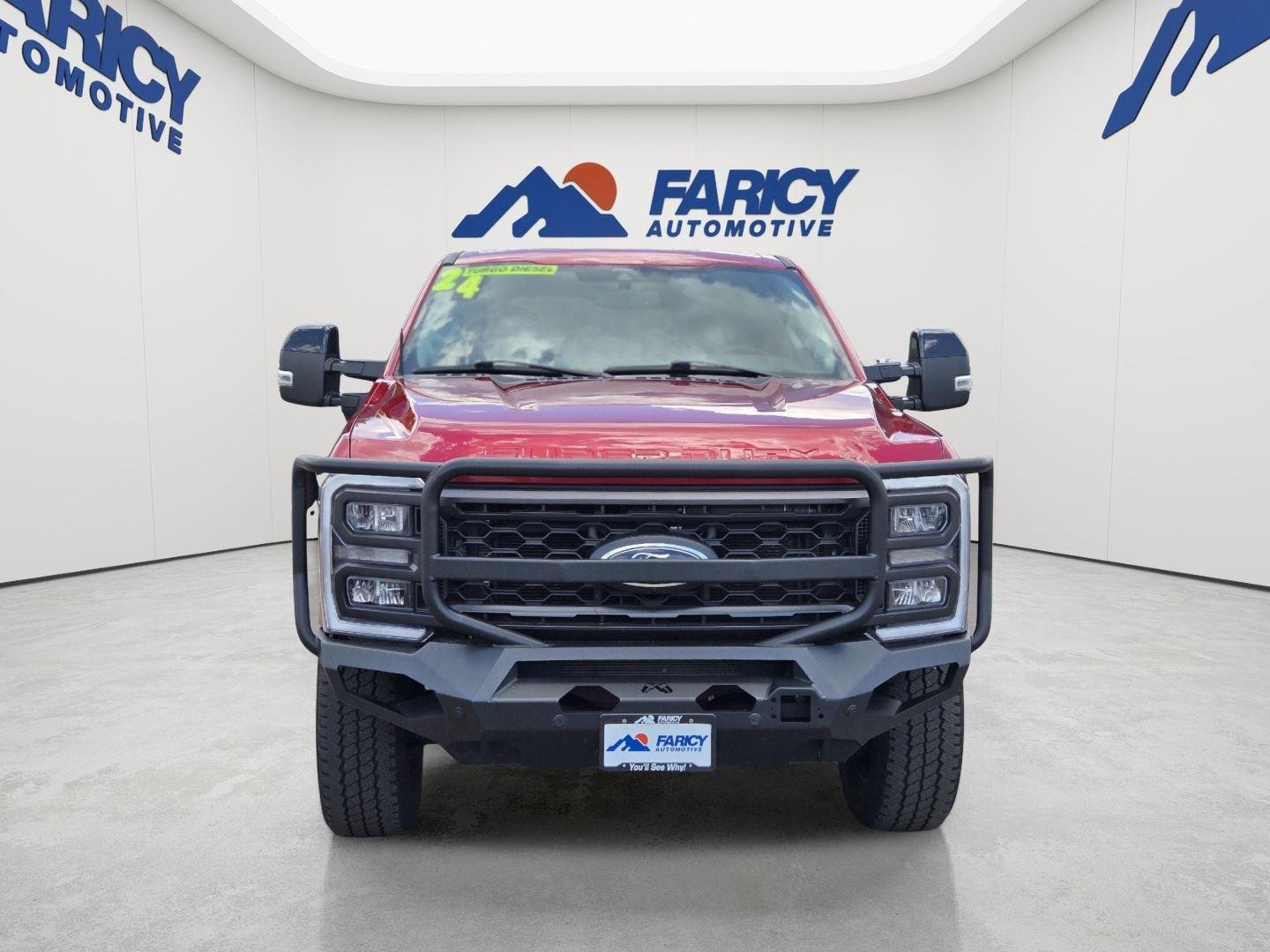 Used 2024 Rapid Red Metallic Tinted Clearcoat Ford LARIAT image 2