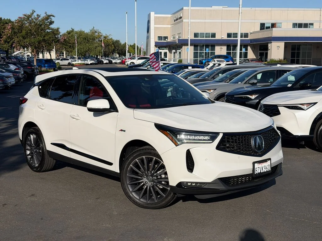 Used 2022 Platinum White Pearl Acura A-Spec Advance Package image 2