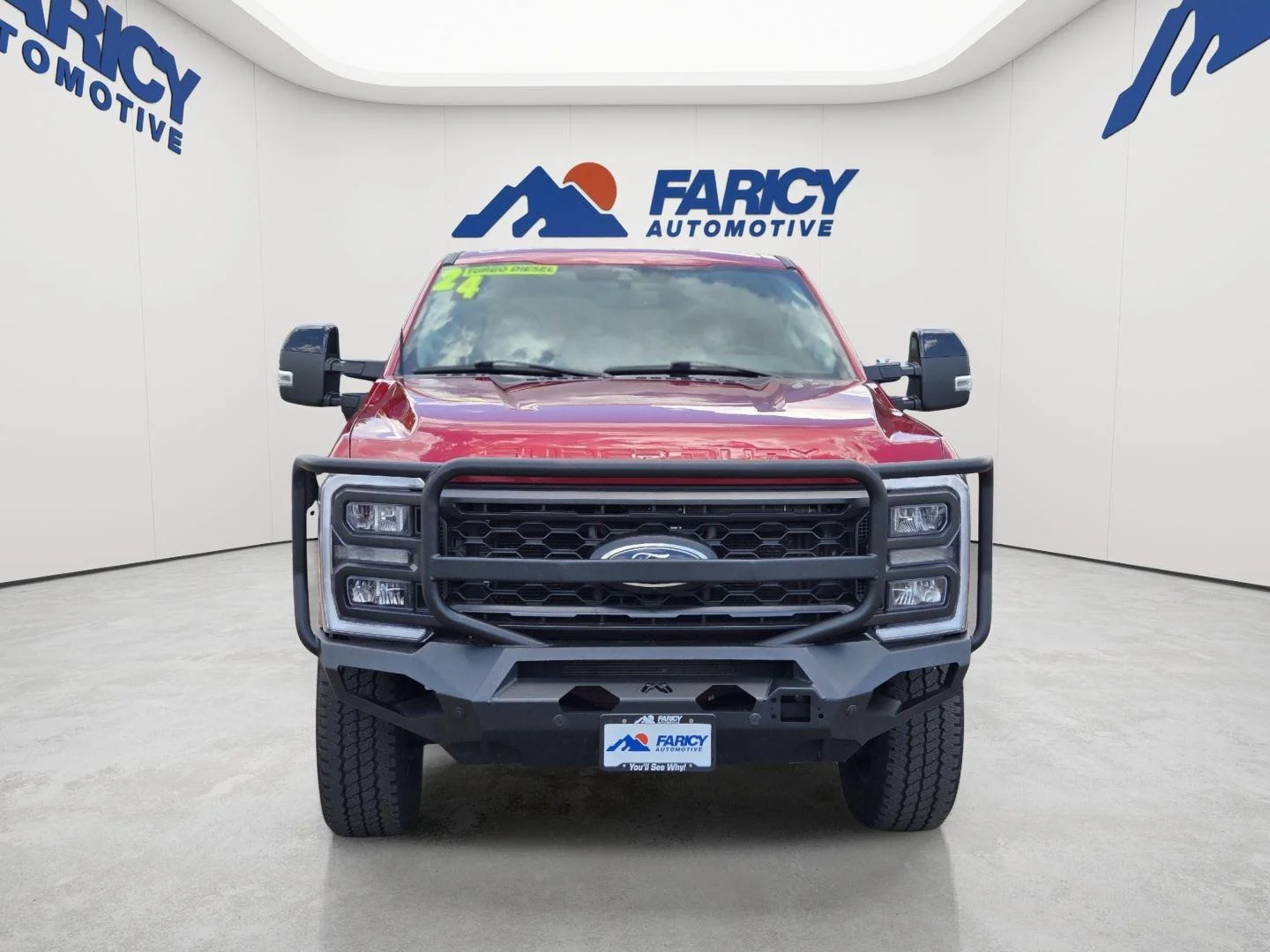 Used 2024 Rapid Red Metallic Tinted Clearcoat Ford LARIAT image 2
