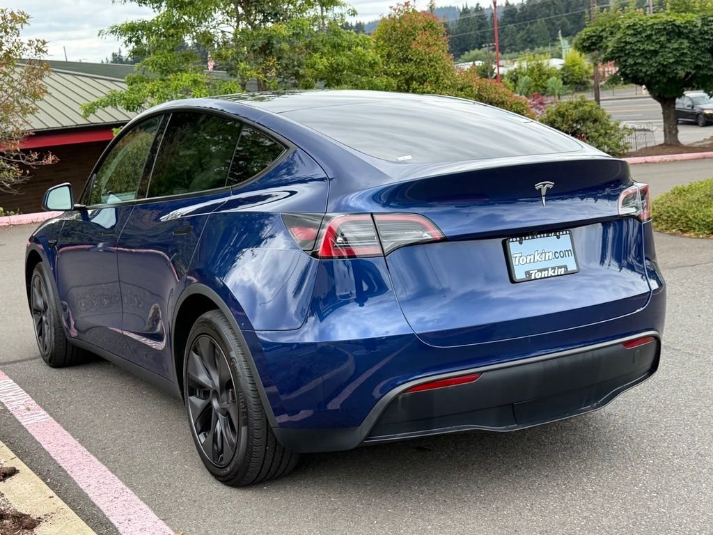 Used 2025 Deep Blue Metallic Tesla Long Range image 4