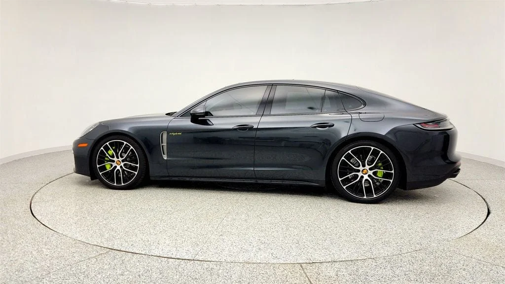 Used 2023 Volcano Grey Metallic Porsche 4 E-Hybrid Platinum Edition AWD with 21