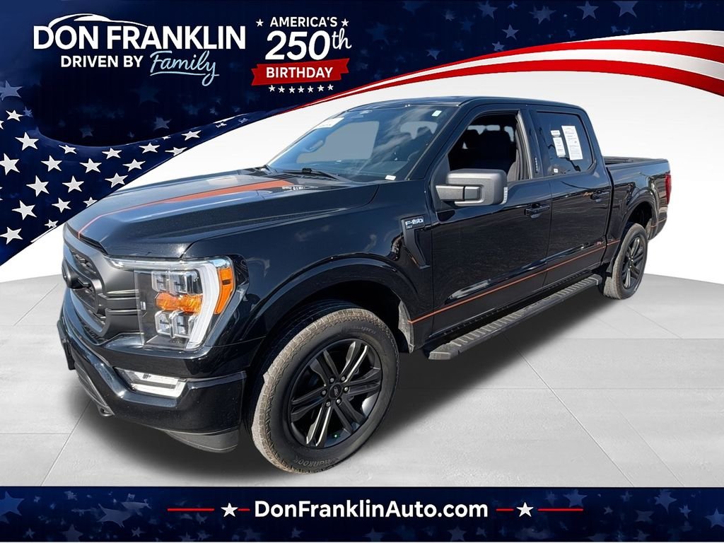 Used 2022 Black Ford XLT image 1