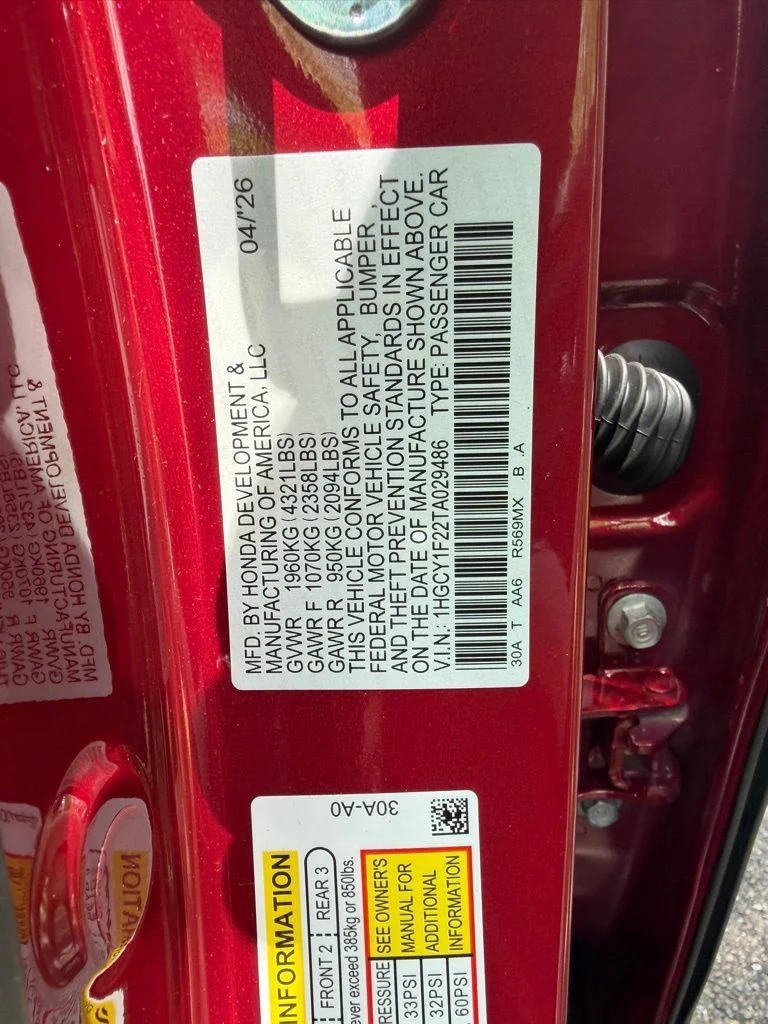 2026 Honda Accord LX - Photo 22