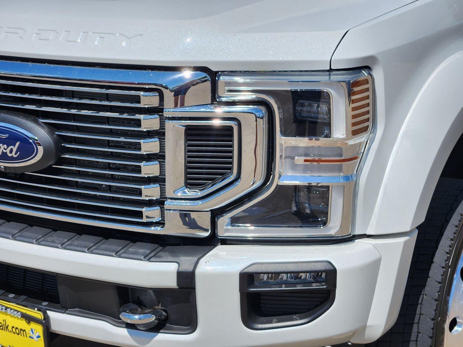 Used 2022 Star White Metallic Tri-Coat Ford Platinum image 7