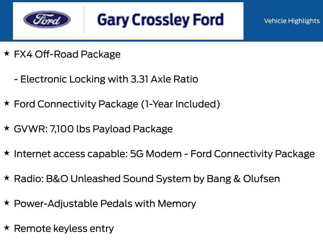 New 2026 Oxford White Ford Lariat® image 26