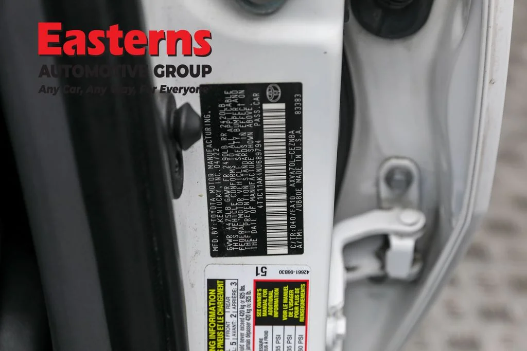 Used 2022 White Toyota LE image 32