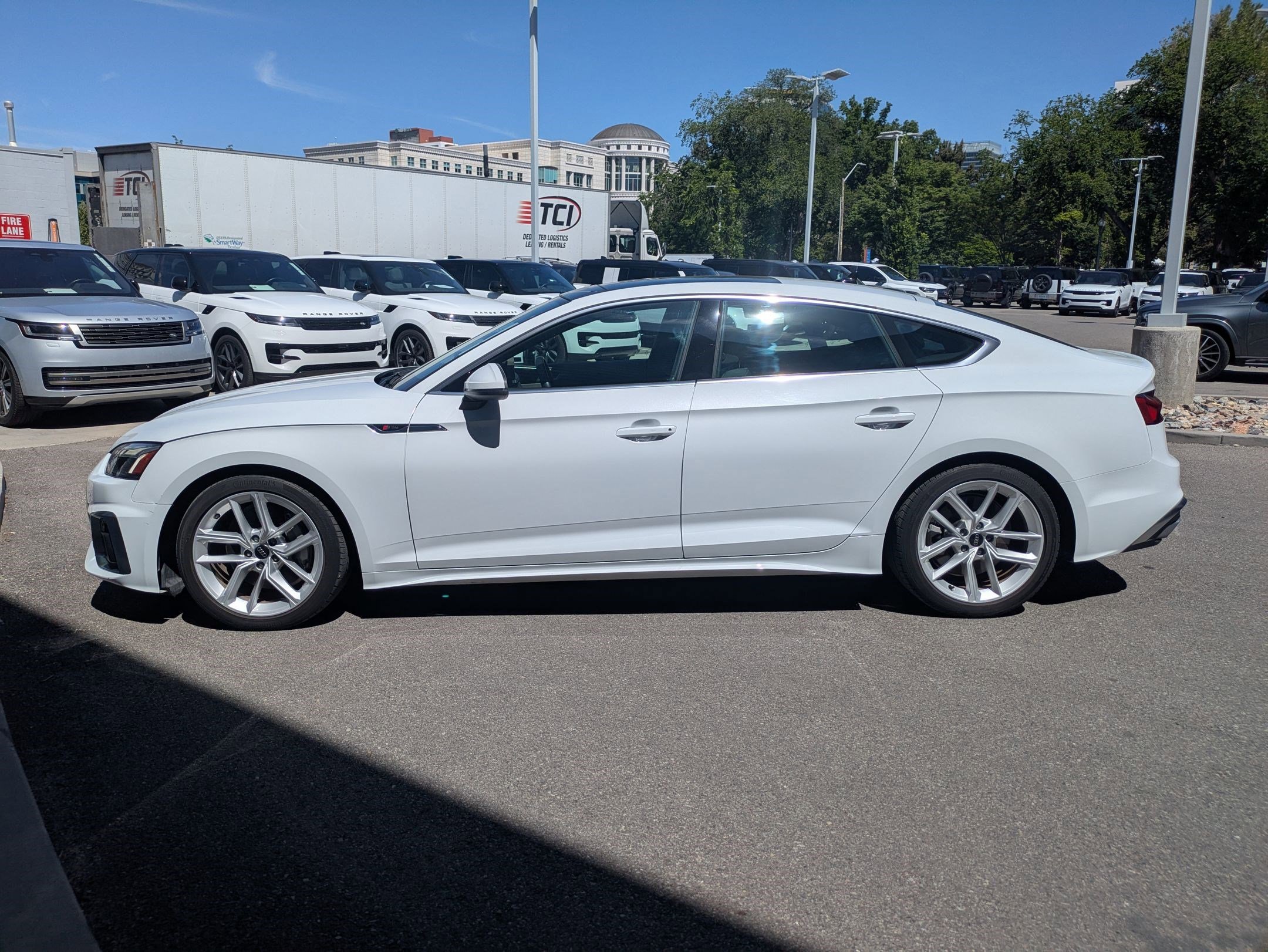 Used 2023 Glacier White Metallic Audi S line Premium image 8