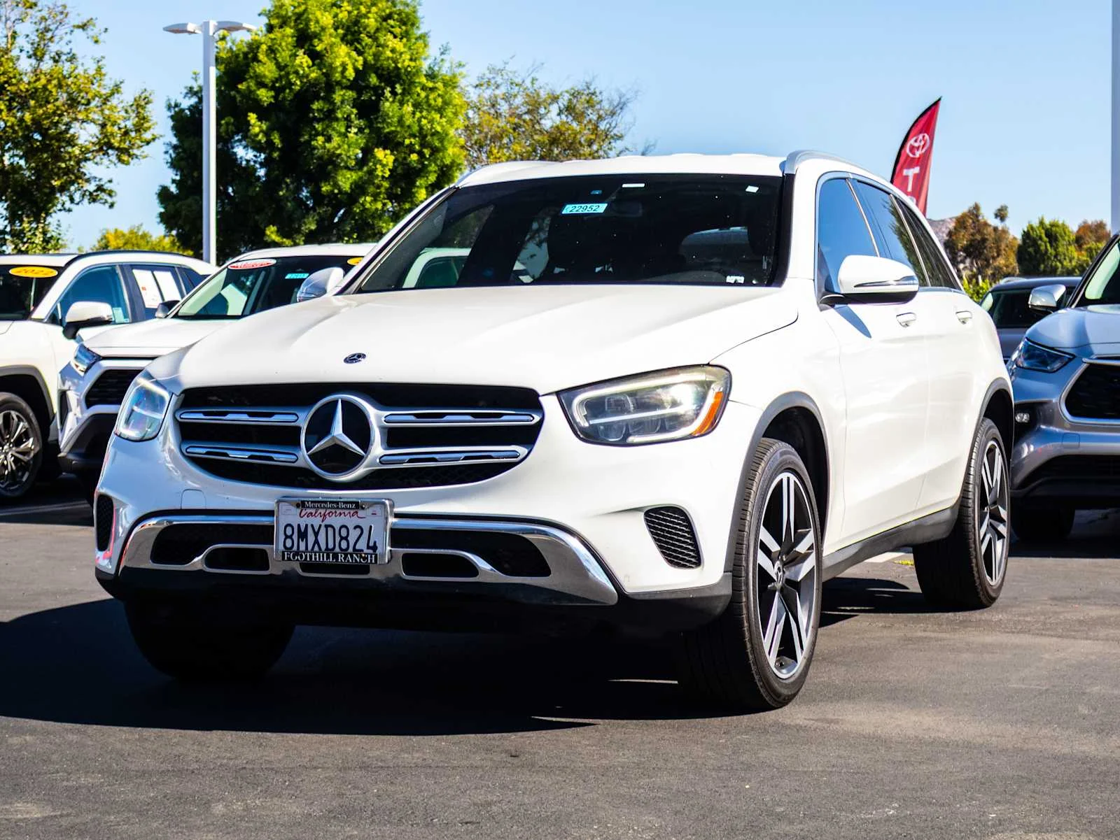 Used 2020 Polar White Mercedes-Benz GLC 300 image 3
