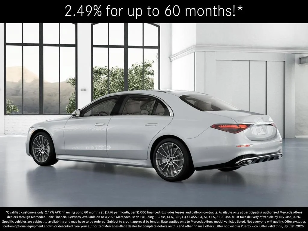 New 2026 MANUFAKTUR Moonlight White Metallic Mercedes-Benz S 500 image 72