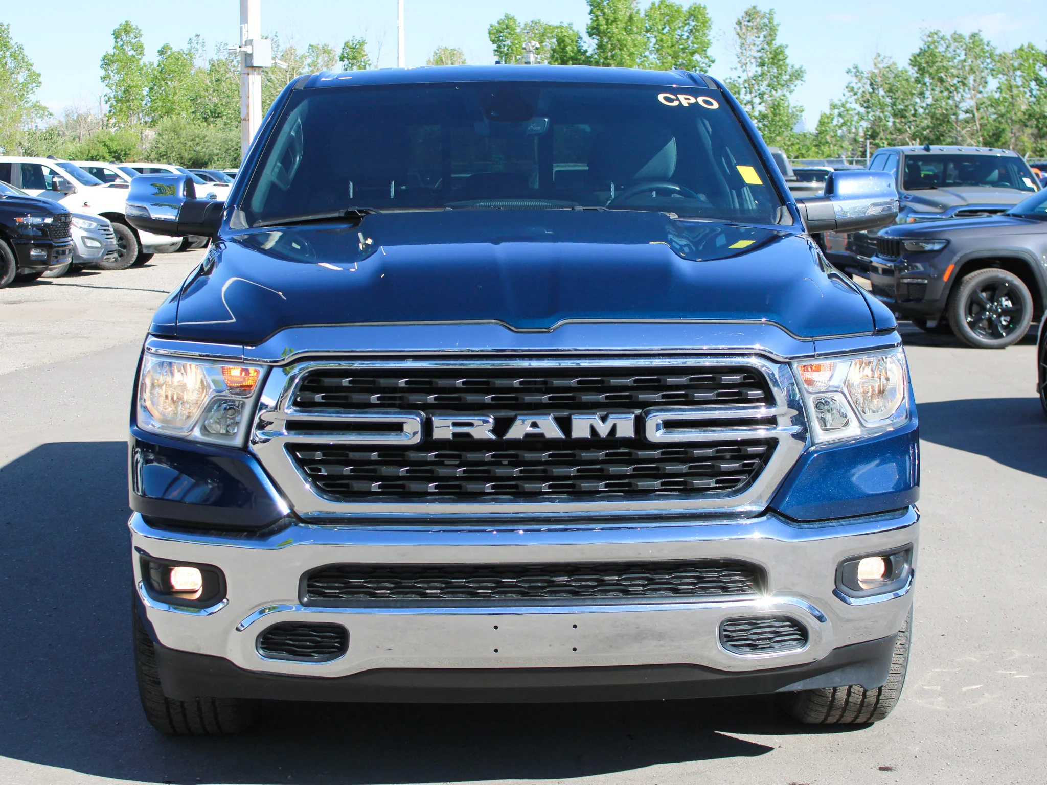 Certified Used 2024 Blue RAM Loaded Big Horn * V6 | No Accidents | Heated Seats | Backup Camera | Canopy image 11