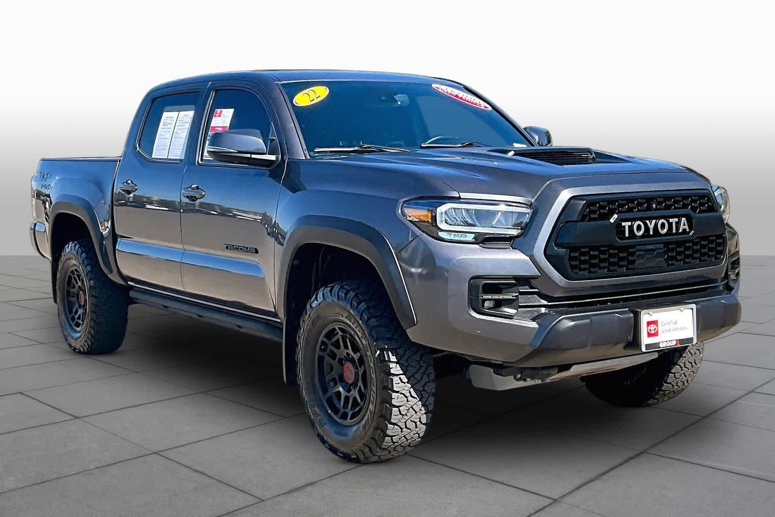 Certified Used 2022 Magnetic Gray Metallic Toyota TRD Pro image 2