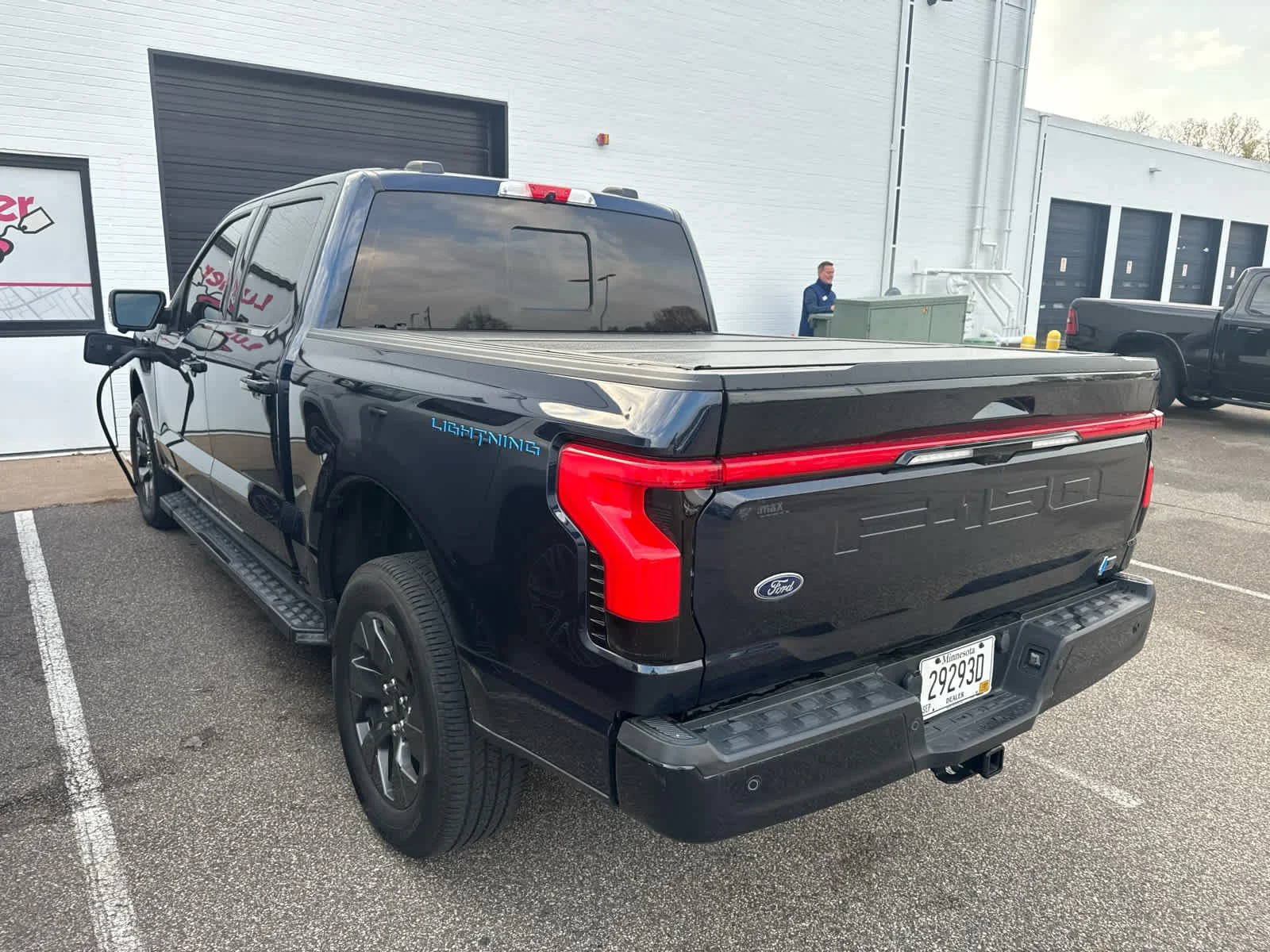 Used 2022 Antimatter Blue Metallic Ford LARIAT image 2