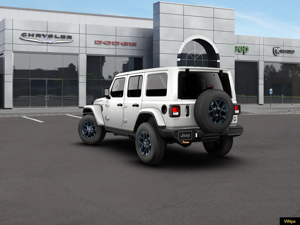 New 2026 Bright White Clear-Coat Exterior Paint Jeep  image 4