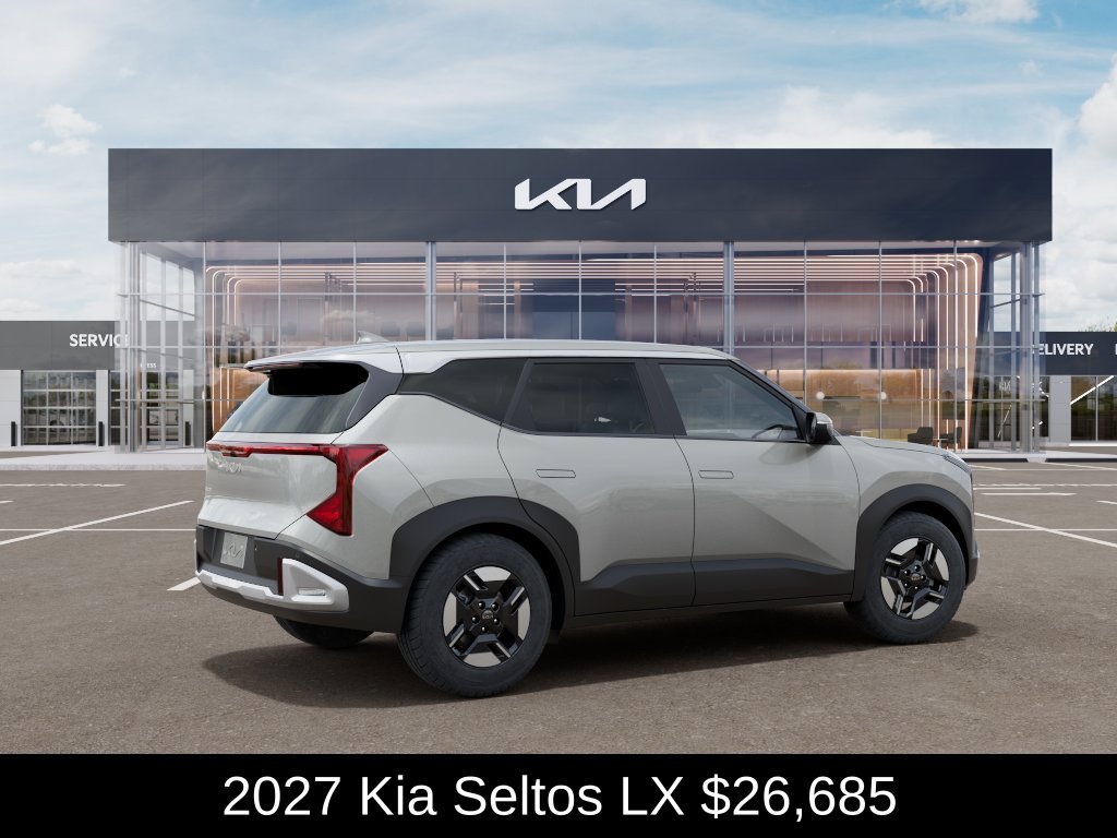 New 2027 Ivory Silver Kia LX image 7