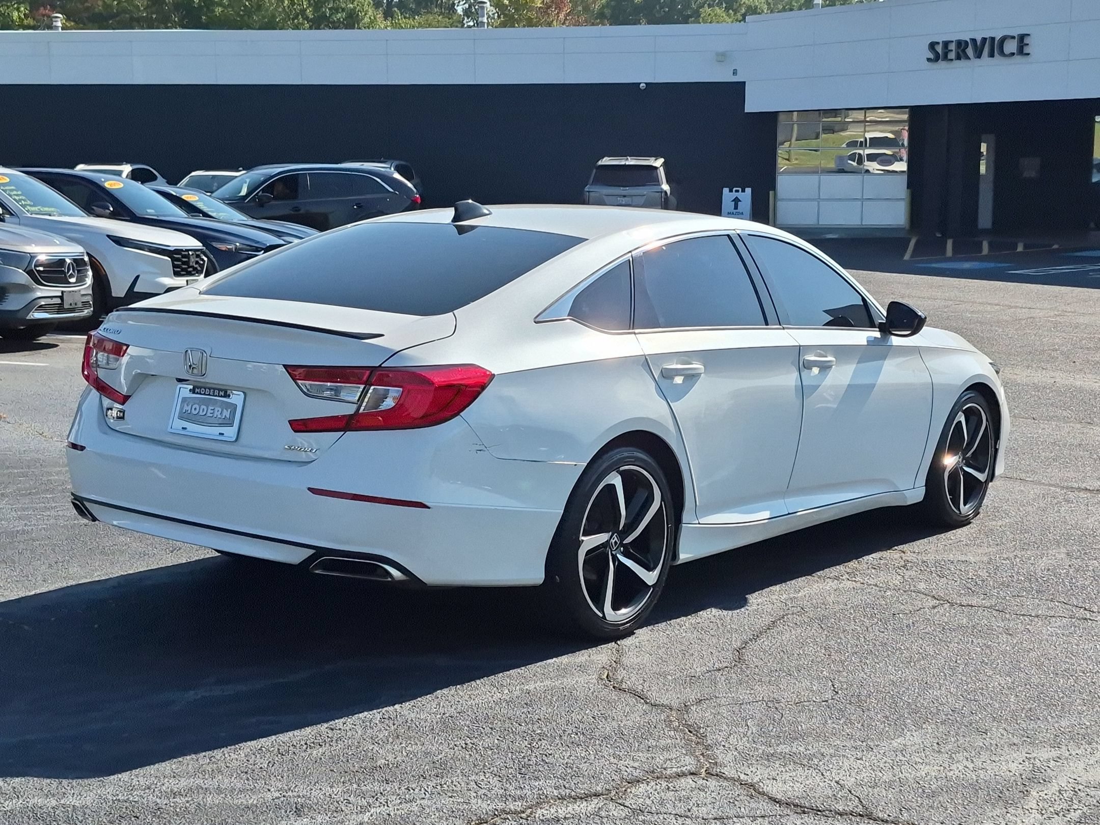 Used 2021 Platinum White Honda Sport image 5