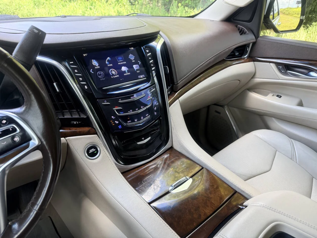 Used 2017 Tan Cadillac Premium Luxury 4x4 4dr SUV image 23