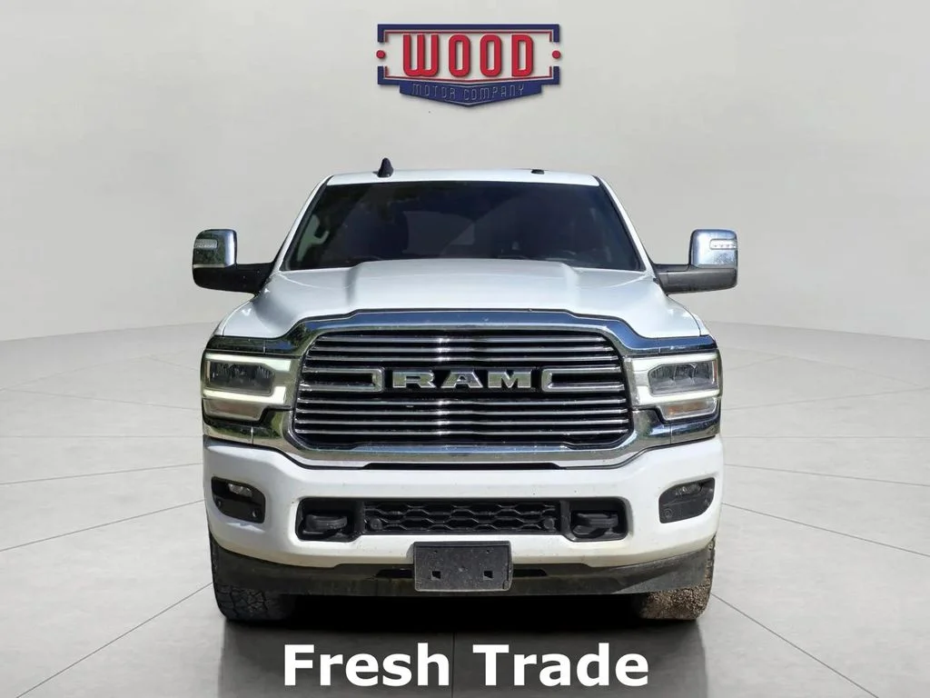 Used 2024 Bright White Clearcoat Ram Laramie image 2