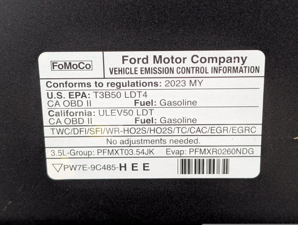 Certified Used 2023 Carbonized Gray Metallic Ford Lariat image 34