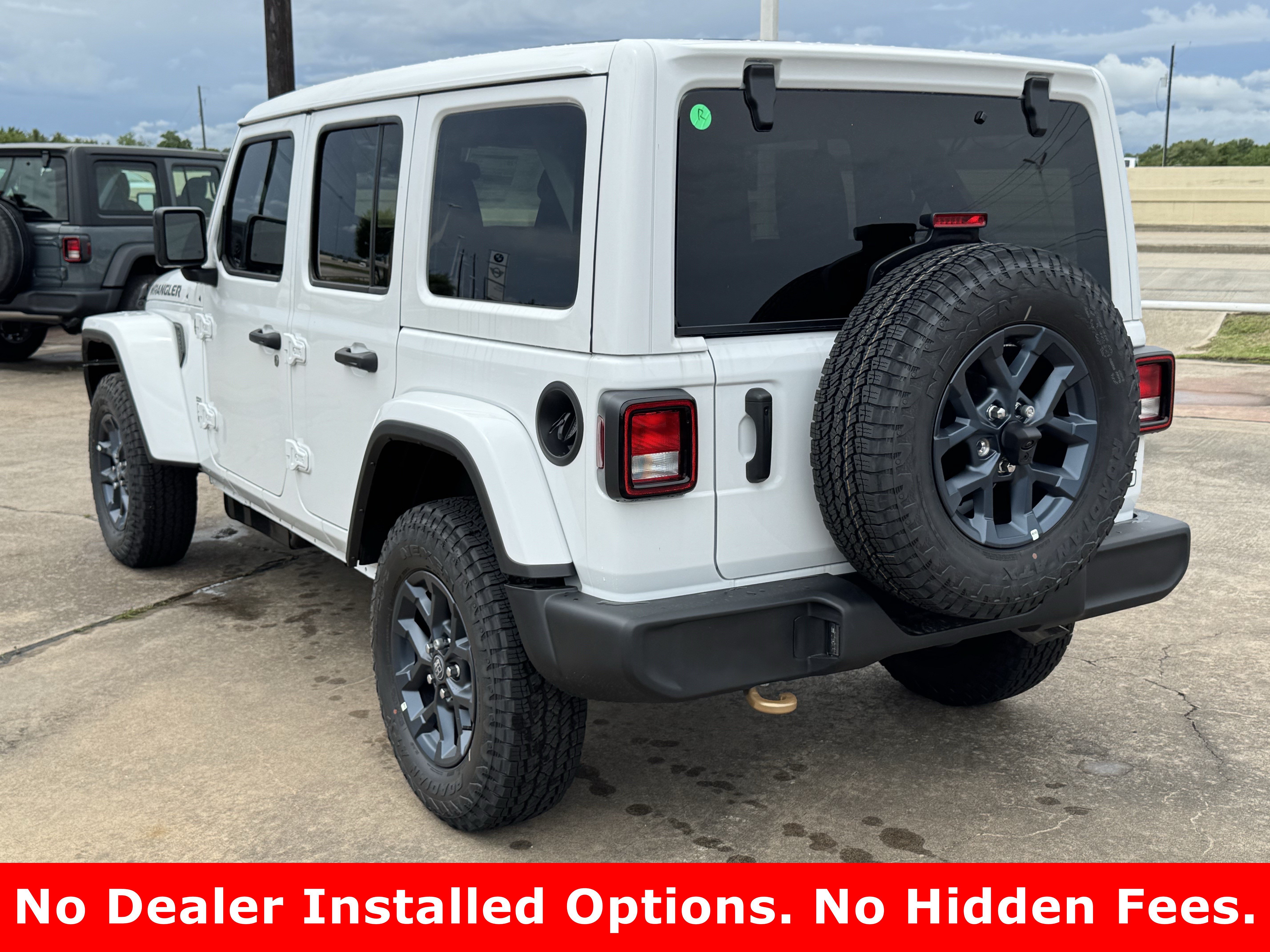 New 2026 Bright White Clear-Coat Exterior Paint Jeep 85th Anniversary image 7