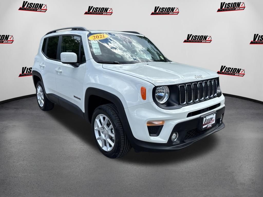 Used 2021 White Jeep Latitude image 7
