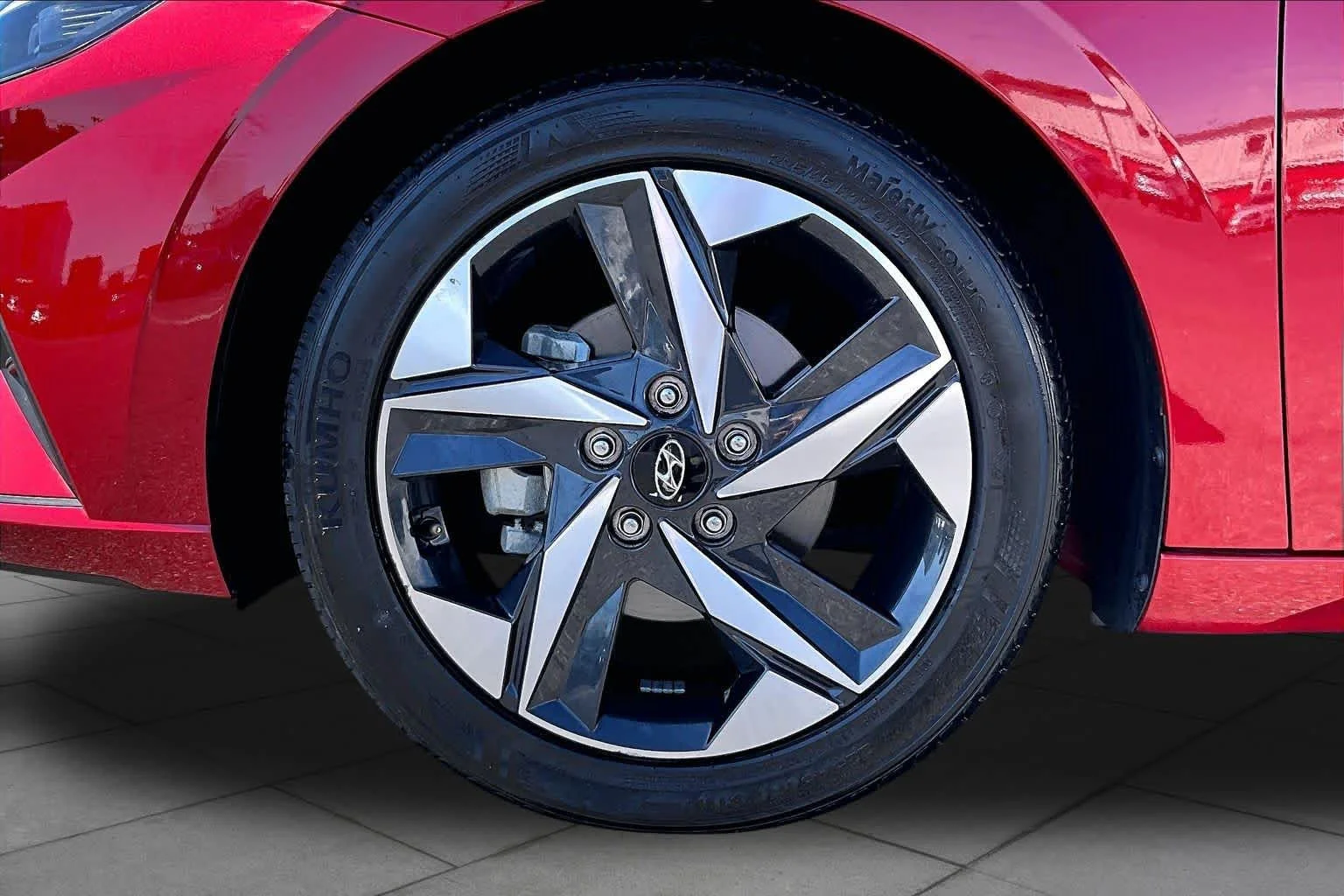 Used 2023 Scarlet Red Pearl Hyundai SEL image 10