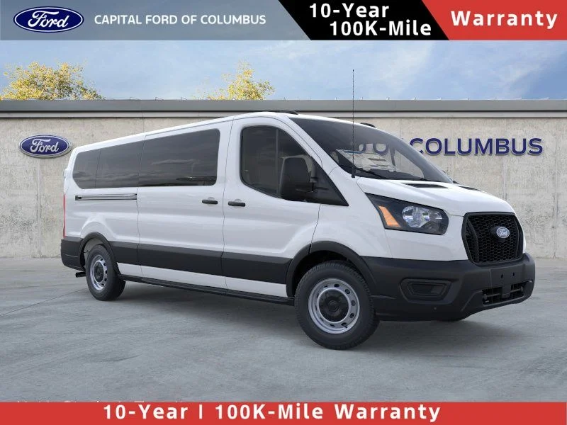 New 2026 Oxford White Ford Passenger Van XL image 1