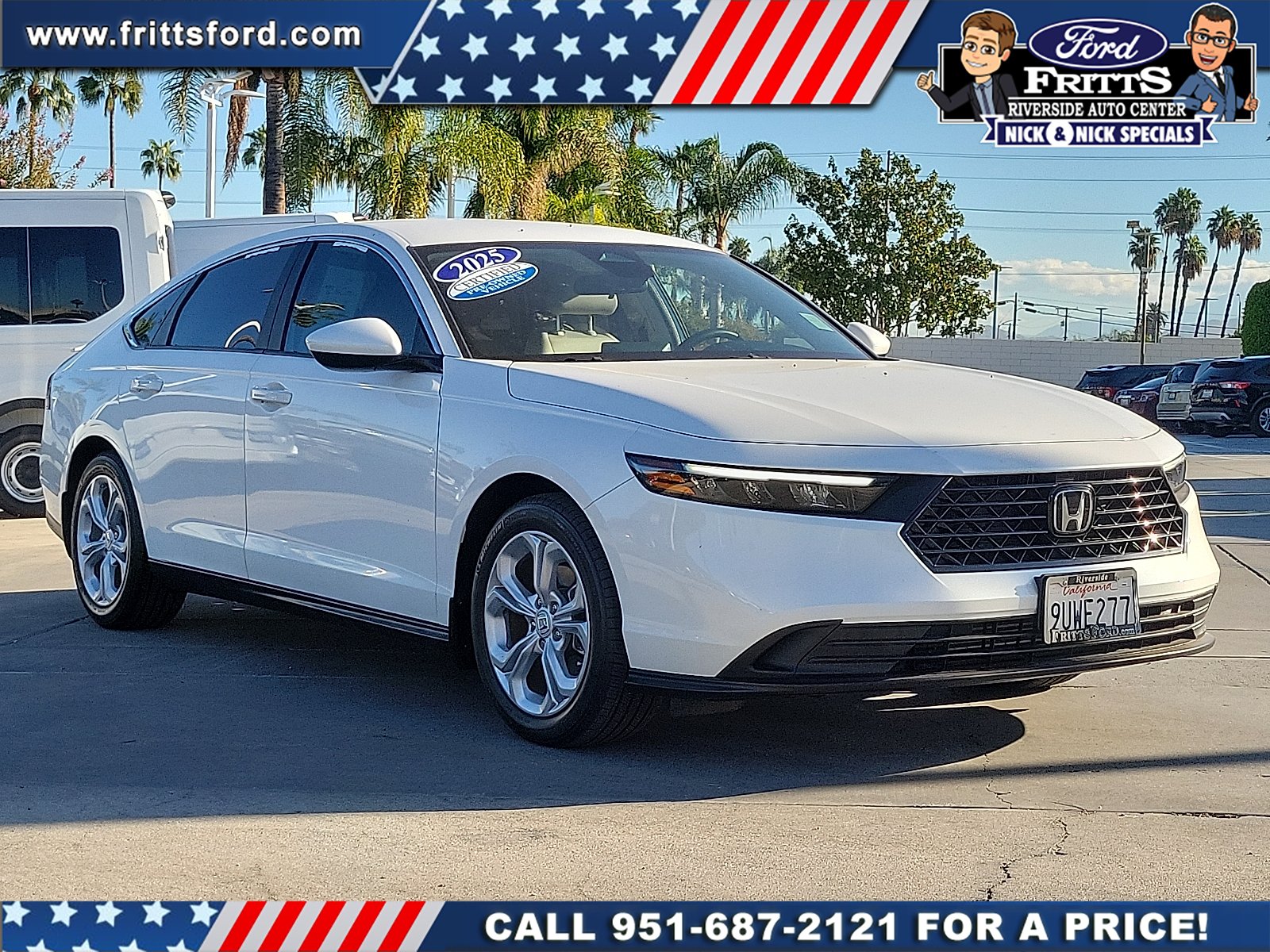 Certified Used 2025 Platinum White Pearl Honda LX image 20