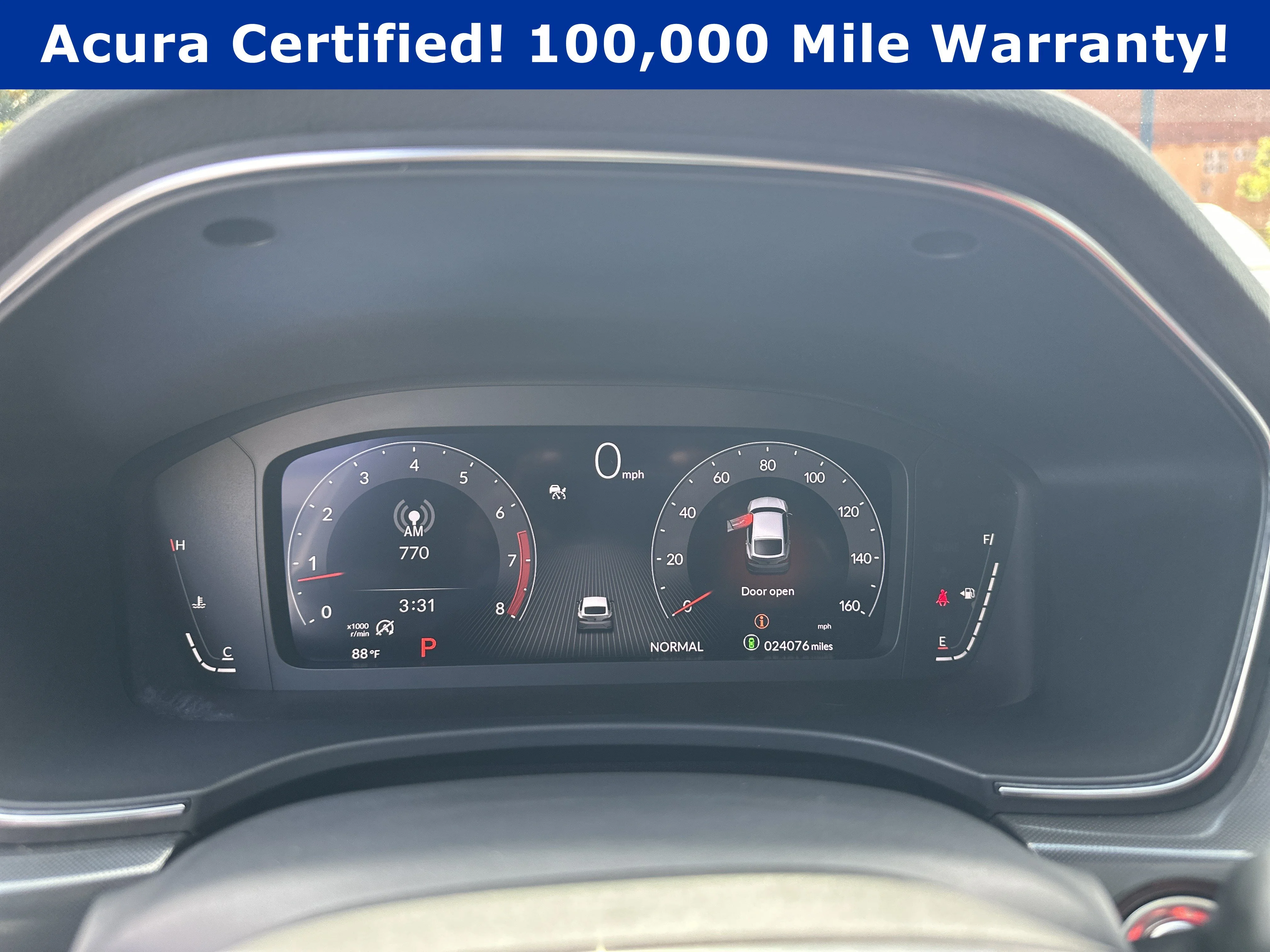 Certified Used 2024 Platinum White Pearl Acura A-SPEC image 28